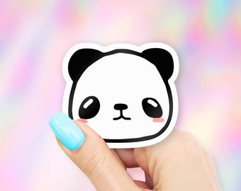 Cute Panda Sticker - panda stickers | zoo stickers | MacBook stickers | laptop stickers | waterbottle stickers | hydroflask stickers