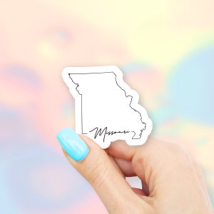Missouri State Art Sticker - state stickers | missouri stickers | MacBook stickers | laptop stickers | waterbottle stickers