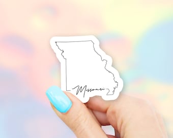 Missouri State Art Sticker - state stickers | missouri stickers | MacBook stickers | laptop stickers | waterbottle stickers