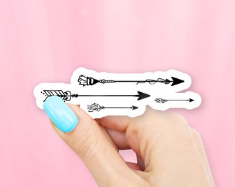 Bohemian Arrows Sticker - MacBook stickers | laptop stickers | waterbottle stickers | hydroflask stickers | tumbler stickers