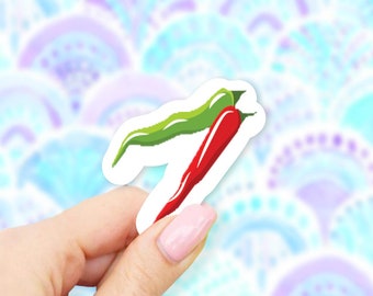 Chili Peppers Sticker - MacBook stickers | laptop stickers | waterbottle stickers | hydroflask stickers | tumbler stickers