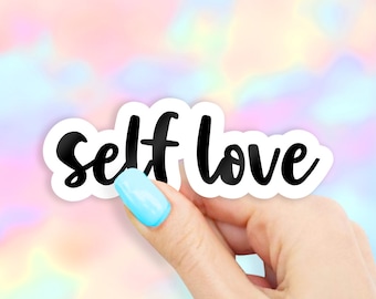 Self Love Sticker - mental health stickers | MacBook stickers | laptop stickers | waterbottle stickers | hydroflask stickers