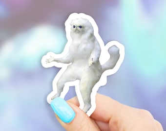 Persian Cat Sticker - Cat stickers | pet stickers | MacBook stickers | laptop stickers | waterbottle stickers | hydroflask stickers