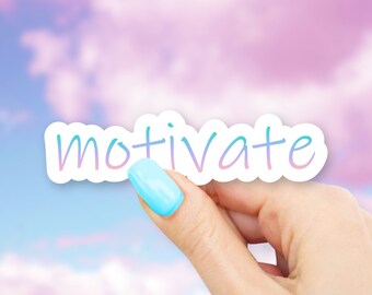 Motivate Sticker - MacBook stickers | laptop stickers | waterbottle stickers | hydroflask stickers | tumbler stickers