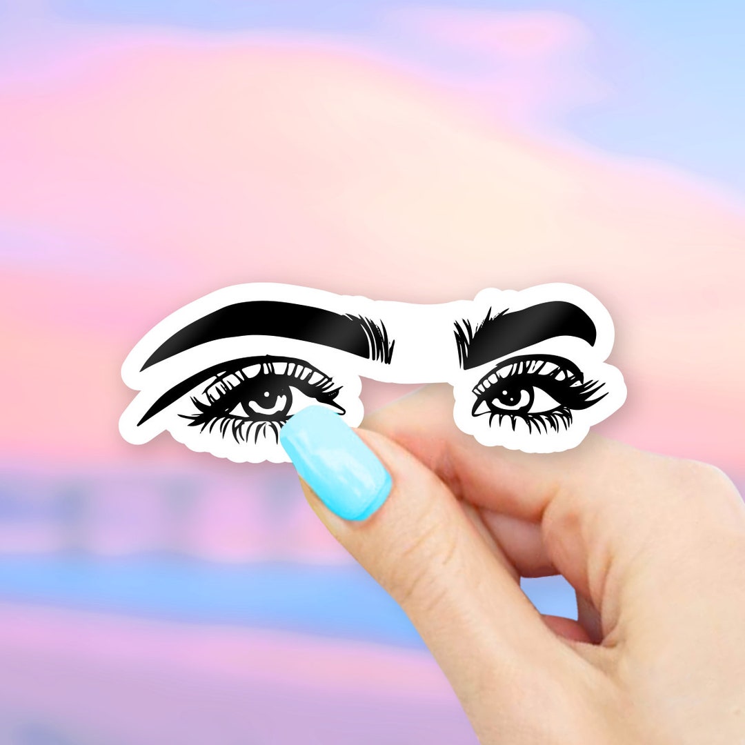 Sticker Eye Mask Eyes Vinyl Sticker - Laptop, Water Bottle Decal - Etsy