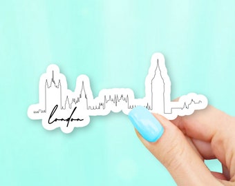 London City Art Sticker - City Stickers | London stickers | England stickers | MacBook stickers | laptop stickers | waterbottle stickers