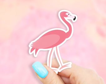 Flamingo Sticker - nature stickers | zoo stickers | MacBook stickers | laptop stickers | waterbottle stickers | hydroflask stickers