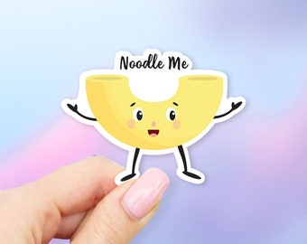Noodle Me Sticker - Food stickers | pun stickers | Noodle stickers | MacBook stickers | laptop sticker | waterbottle sticker