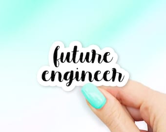 Future Engineer Sticker - Future Stickers | Career stickers | MacBook stickers | laptop stickers | waterbottle sticker | hydroflask sticker