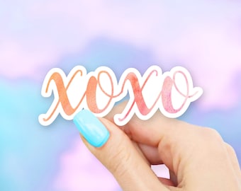 xo xo Sticker - MacBook stickers | laptop stickers | waterbottle stickers | hydroflask stickers | tumbler stickers