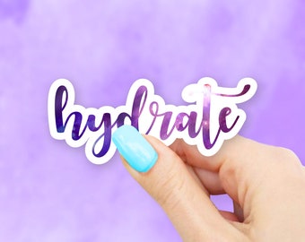 Galaxy Hydrate Sticker - MacBook stickers | laptop stickers | waterbottle stickers | hydroflask stickers | tumbler stickers