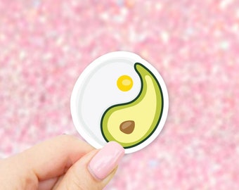 Avocado Egg Sticker - MacBook stickers | laptop stickers | waterbottle stickers | hydroflask stickers | tumbler stickers