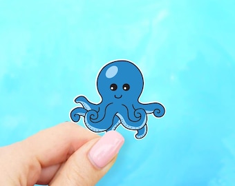 Cute Octopus Sticker - Ocean stickers | MacBook stickers | laptop stickers | waterbottle stickers | hydroflask stickers | tumbler stickers