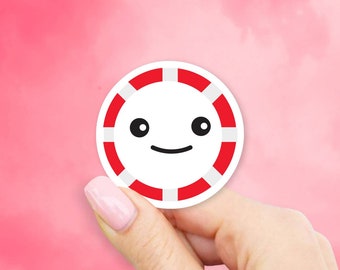 Cute Kawaii Peppermint Sticker - MacBook stickers | laptop stickers | waterbottle stickers | hydroflask stickers | tumbler stickers