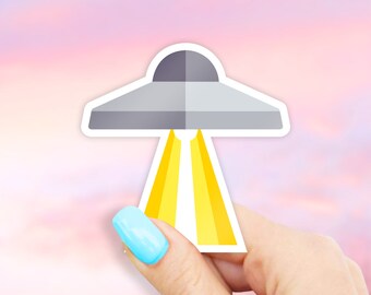 UFO Sticker - MacBook stickers | laptop stickers | waterbottle stickers | hydroflask stickers | tumbler stickers