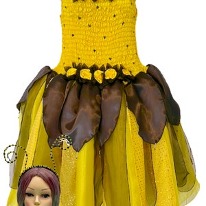 Bumble Bee Costume Adult Women&#39;s Bumble Bee Costume Women&#39;s Bumble Bee Dress Size 1