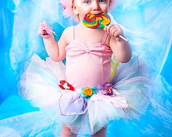 Girl's Tutu Girls Tutu Dress Kids Tutu Toddler Tutu Gelati Rainbow Set