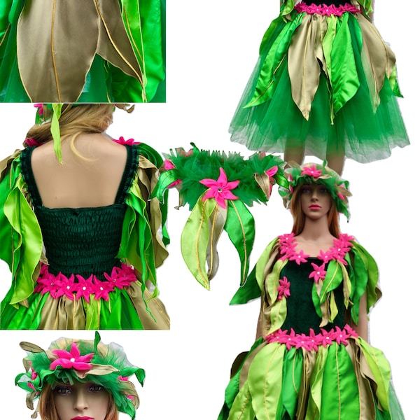 Adult Fairy Costume Women's Plus Size Fairy Costume PlusSize Fairy Dress Forest Woodland