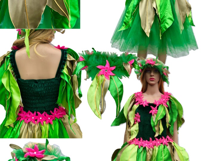 Adult Fairy Costume Women's Plus Size Fairy Costume PlusSize Fairy Dress Forest Woodland