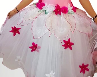 Women's Adult Fairy Dress Costume Adult Christmas Fairy Costume Adult Fairy Dress Plus Size Fairy Dress Adult   Pink Ribbon Deluxe Size 1