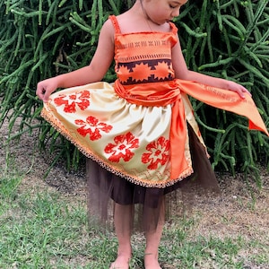 Disney Moana Girls Adventure Outfit Animação Cosplay Traje Roupas Com Colar  Carnaval - Costumeslive.com