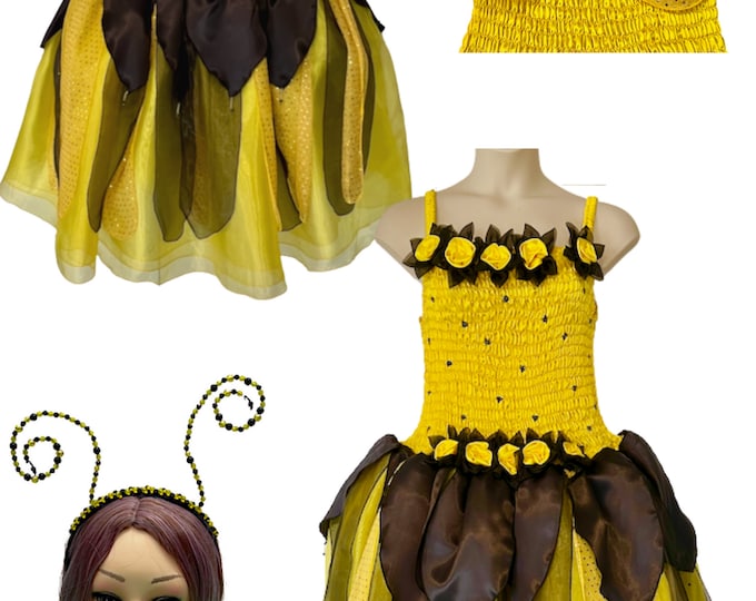 Bumble Bee Costume Adult Women's Bumble Bee Costume Women's Bumble Bee Dress Size 1