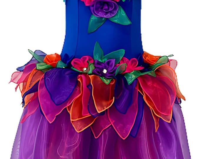 Girls Fairy Dress Costume Girls Fairy Costume Butterfly Blue