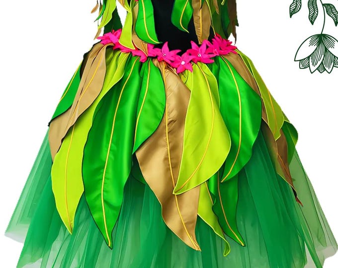 Adult Fairy Costume Women's Plus Size Fairy Costume PlusSize Fairy Dress Forest Woodland