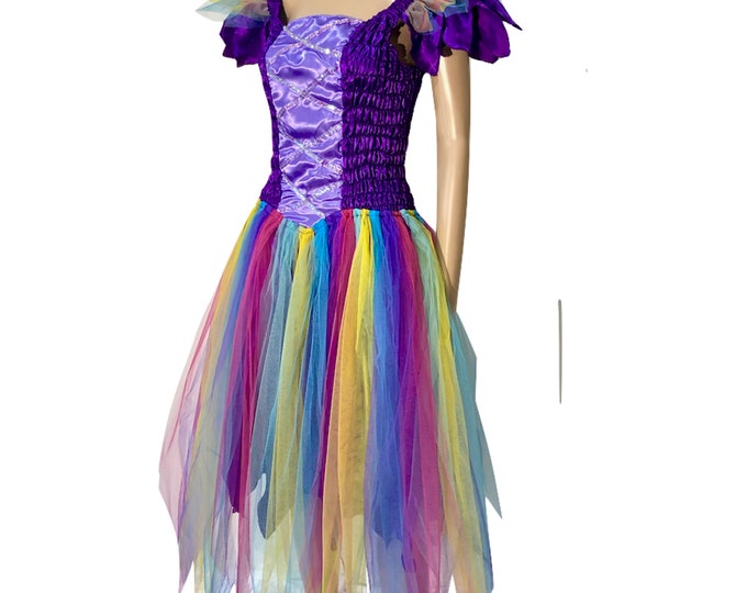 Adult Fairy Dress Costume ,Halloween,Fairy Dress Adult ,Fairy Princess Costume,Women's Adult Fairy Costume Purple Fantasy