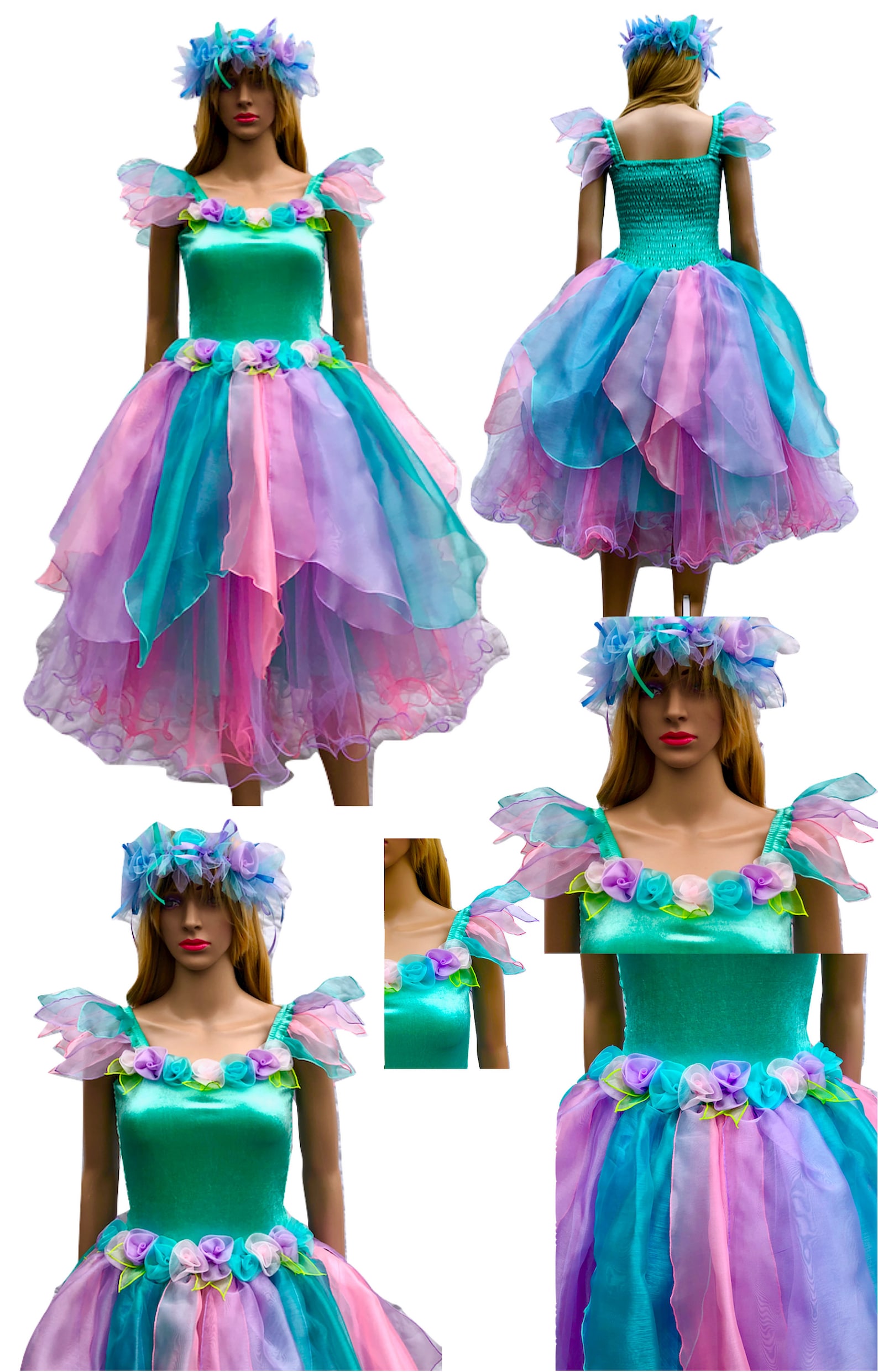 Fairy Dress Adult size Fairy Costume Adult Plus Size Fairy Etsy