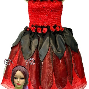Plus Size Lady Bug Costume Adult Women&#39;s Lady Bug Costume Lady Bug Dress Size 2