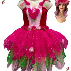 Plus Size Fairy Costume Adult Fairy costume Adult Fairy Dress Plus Size Christmas Fairy Dress Adult Velvet Cherry Blossom Size 2