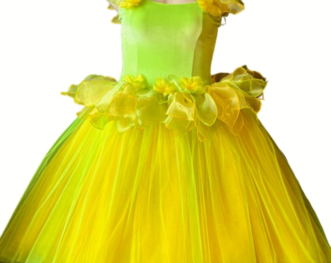 Adult Tinkerbell Fairy Dress Costume Tinkerbell Fairy Costume Women's Spring Fairy Dress Daffodil Adult Fairy Dress Green