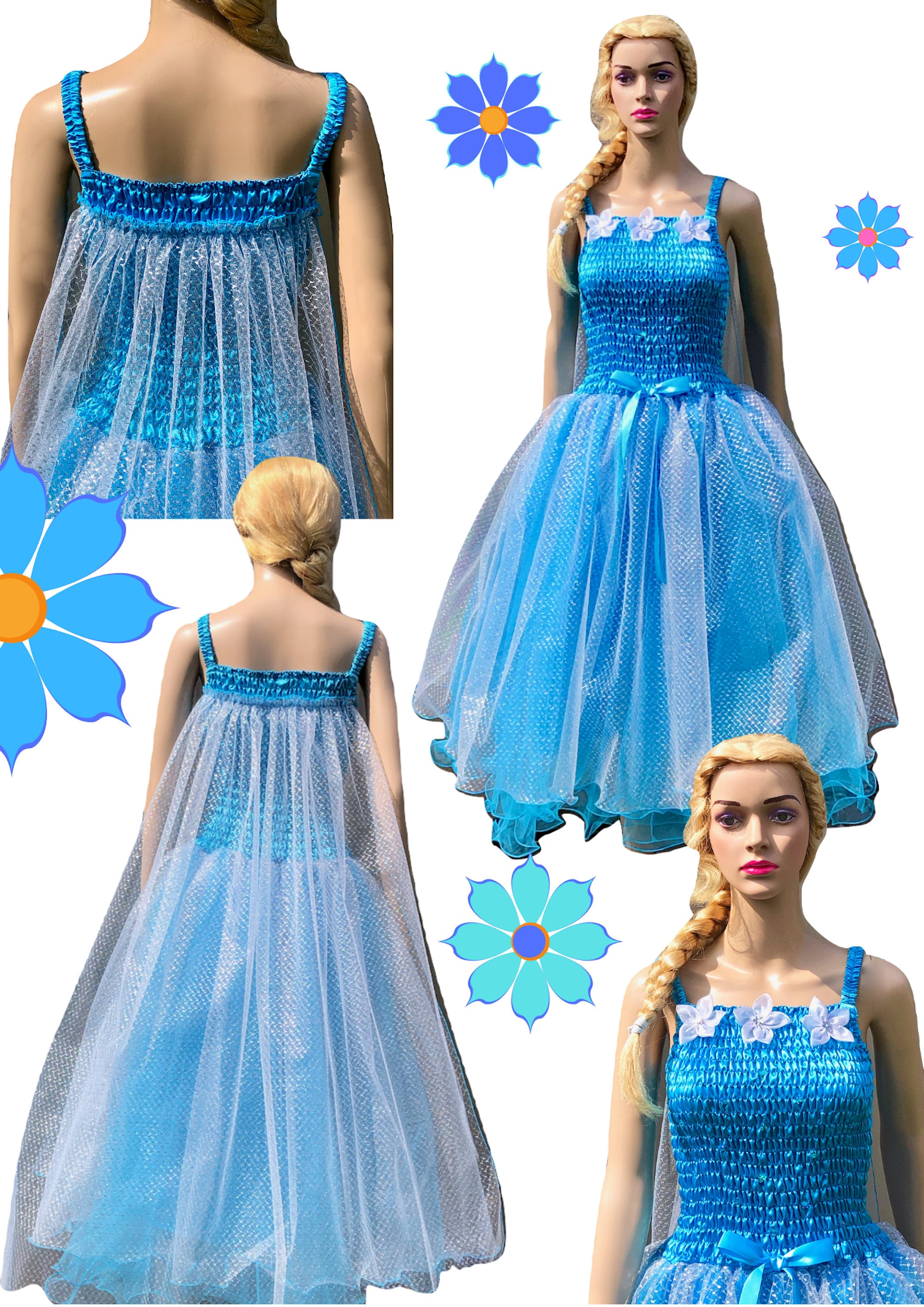 Costume da donna Elsa Frozen per adulti Costume da Elsa Abito da Frozen Costume da Frozen Etsy Italia