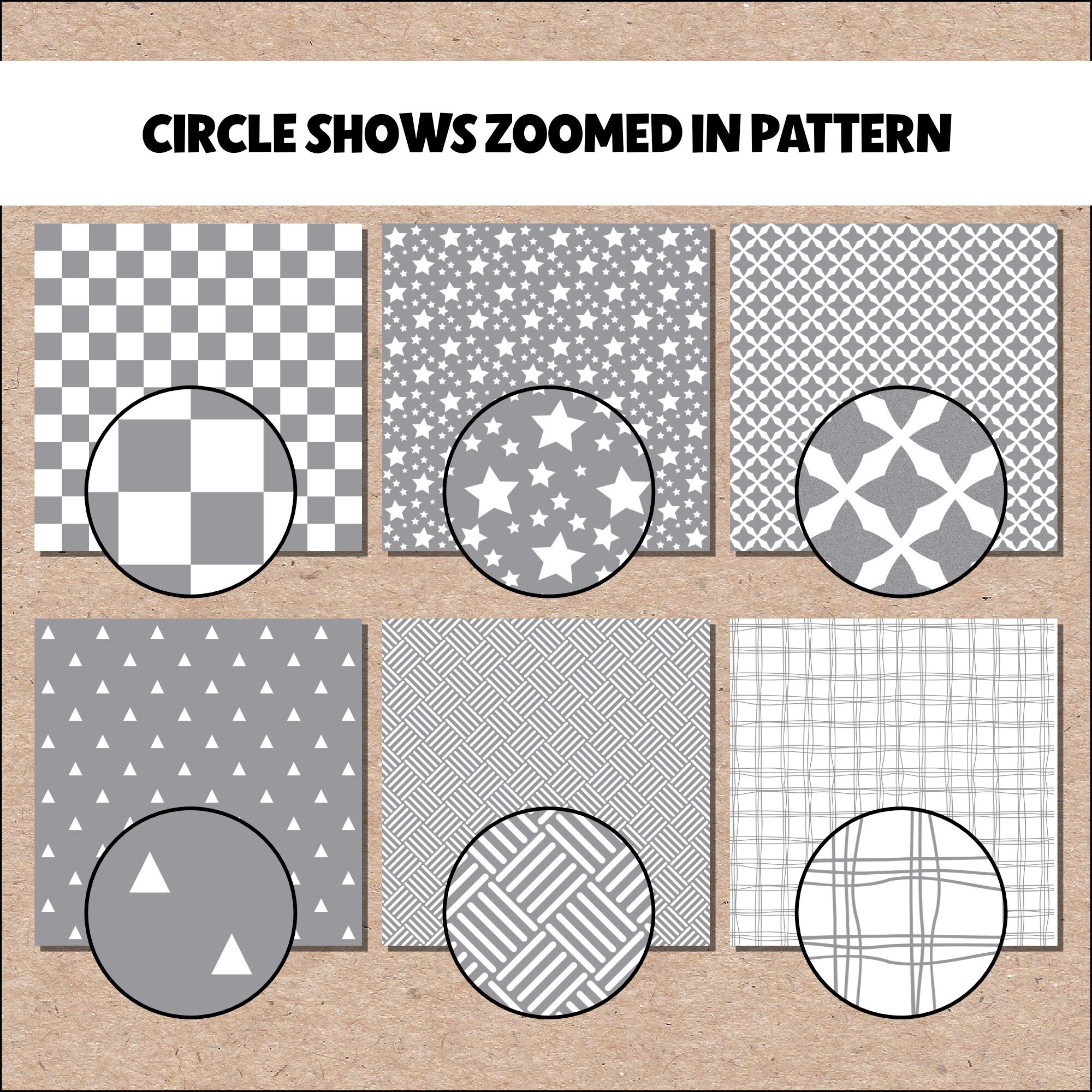Grey Gray 12 X 12 Printable Seamless Pattern Digital Scrapbook Craft ...