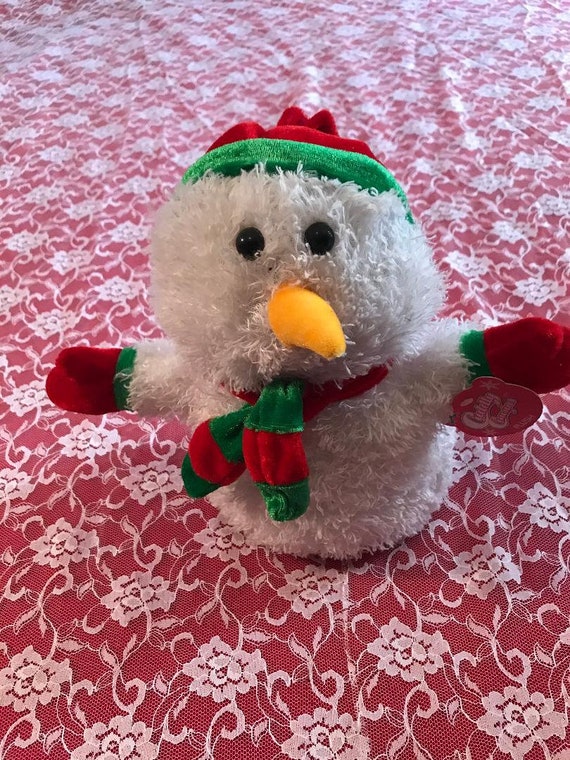 the snowman cuddly toy