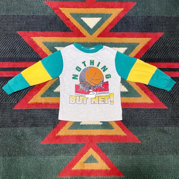 80’s Vintage Basketball Crewneck Gem