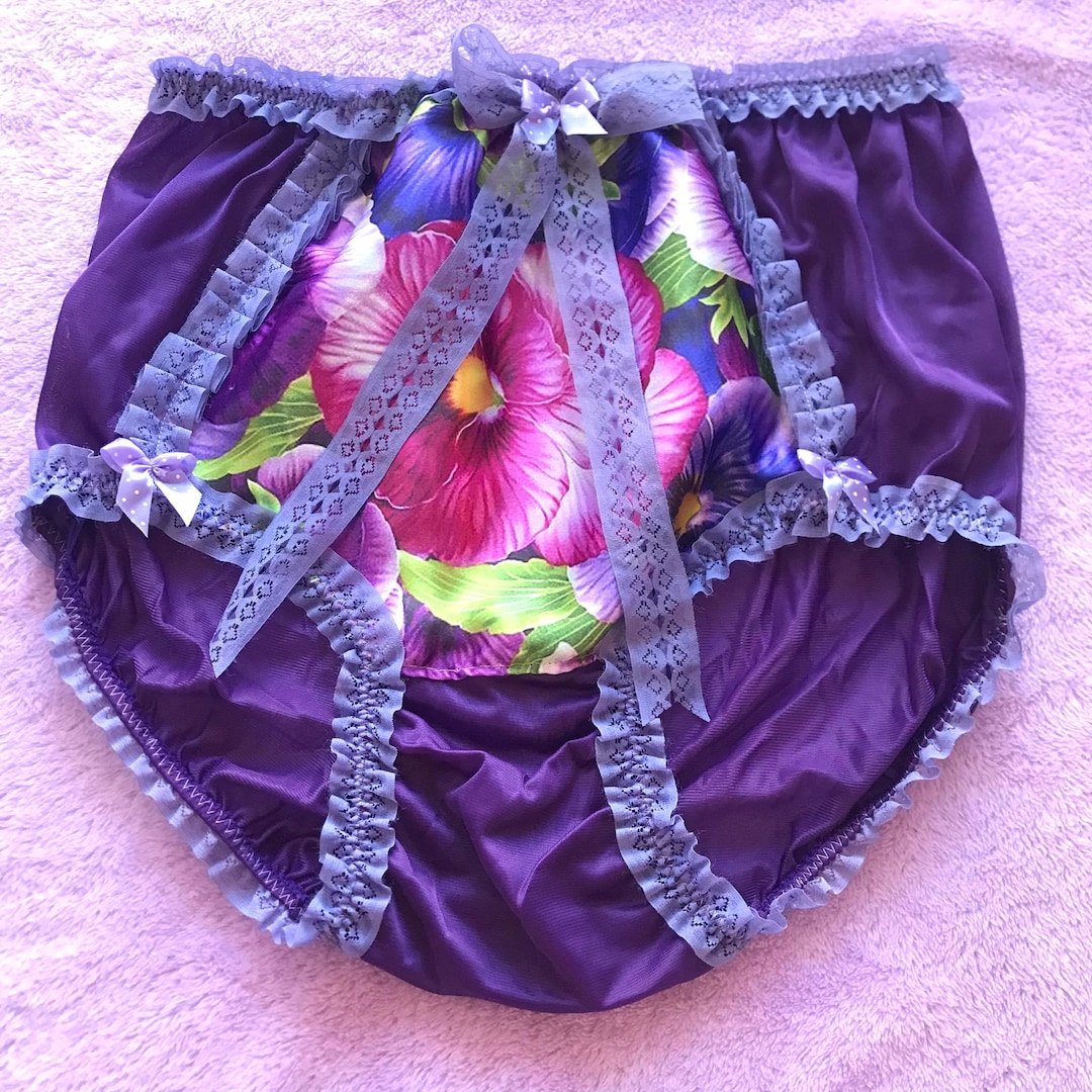 Sissy Panties - Floral High Waist