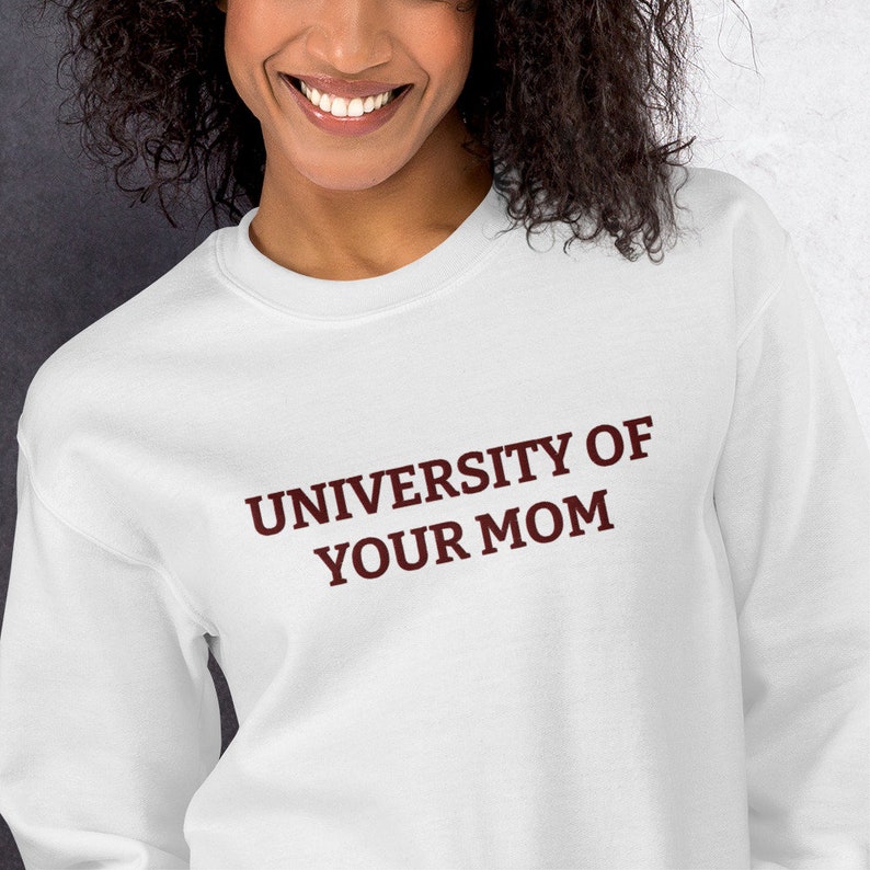 mom embroidered sweatshirt