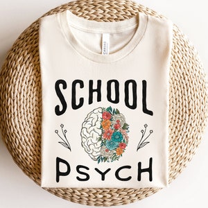 School Psych Shirt Gift For Psychologist School Psychologist Shirt School Counselor Graduation Gift Mental Health Tee Social Worker TShirt