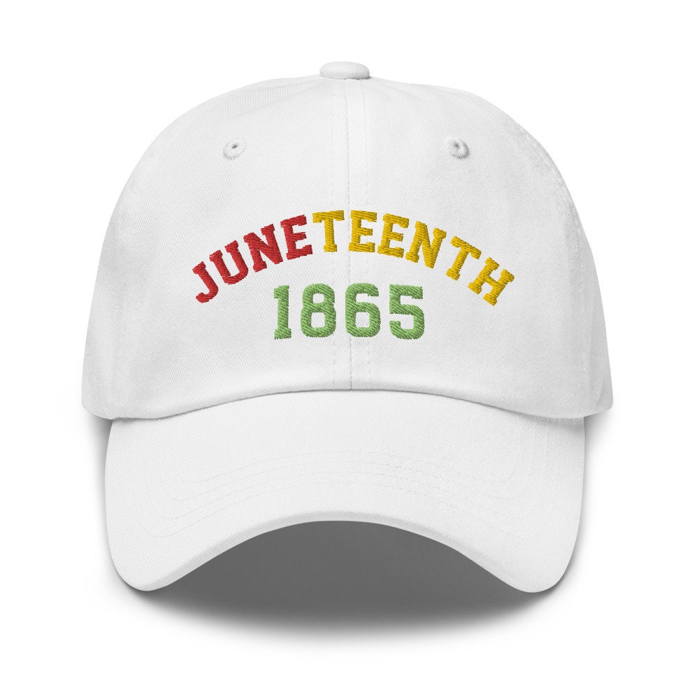 Juneteenth 1865 Dad Hat Black Lives 