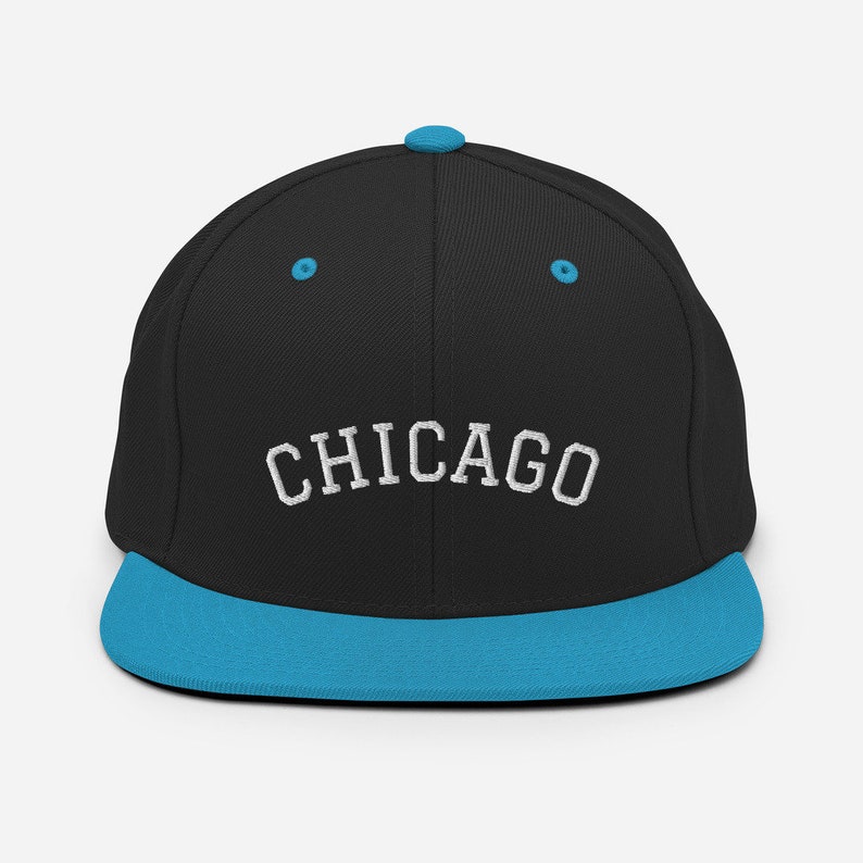 Chicago Snapback Hat Chicago Hat Chicago Gifts Chicago Etsy