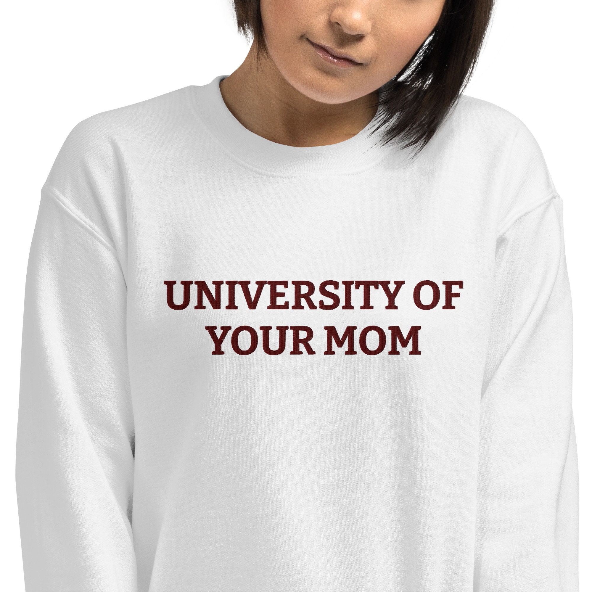 mom embroidered sweatshirt