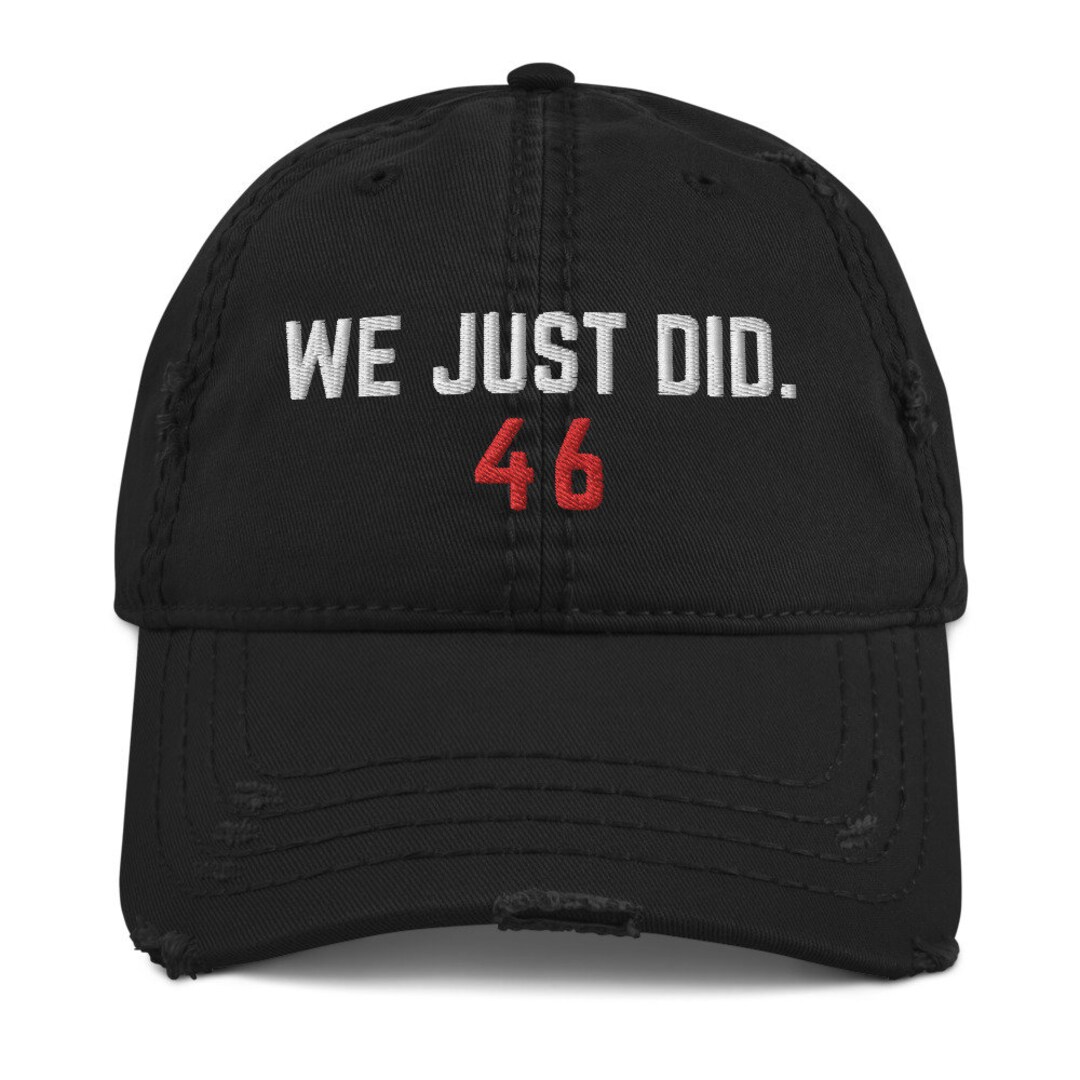 Joe Biden We Just Did Distressed Dad Hat Biden Harris 2020 - Etsy