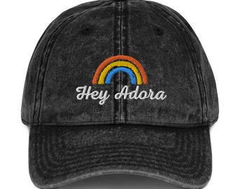Magic Girl Energy Hat, Embroidered Fantasy Heroine Cap, Queer Pride Gift, Vintage Cotton Twill Hat