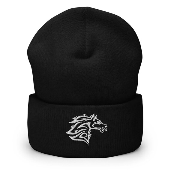 Horse Girl Cuffed Beanie Horse Show Hat 
