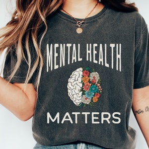 School Counselor Comfort Colors Shirt School Psychologist Teacher Shirt Mental Health Therapist Shirt Social Worker Shirt Inspirational Tee