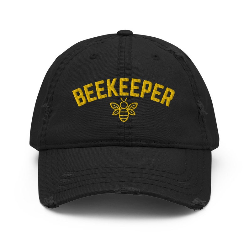 Beekeeper Distressed Dad Save the Bees Hat Beekeeping Etsy