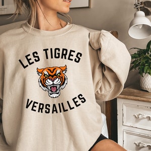 Les Tigres Versailles Sweatshirt, Les Tigres Versailles Trendy Tiger Clothing, Pull rétro vintage, Christmas Sweatshirt