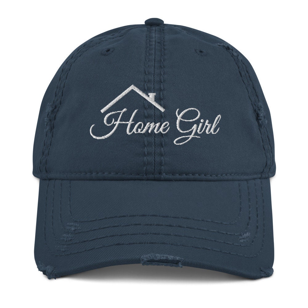 Home Girl Distressed Dad Hat Real Estate Agent Gift Realtor | Etsy